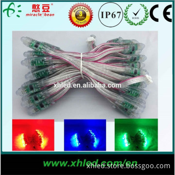 DC5V pixel light waterproof in paralle DMX512 and in series led pixel 12mm led pixel light